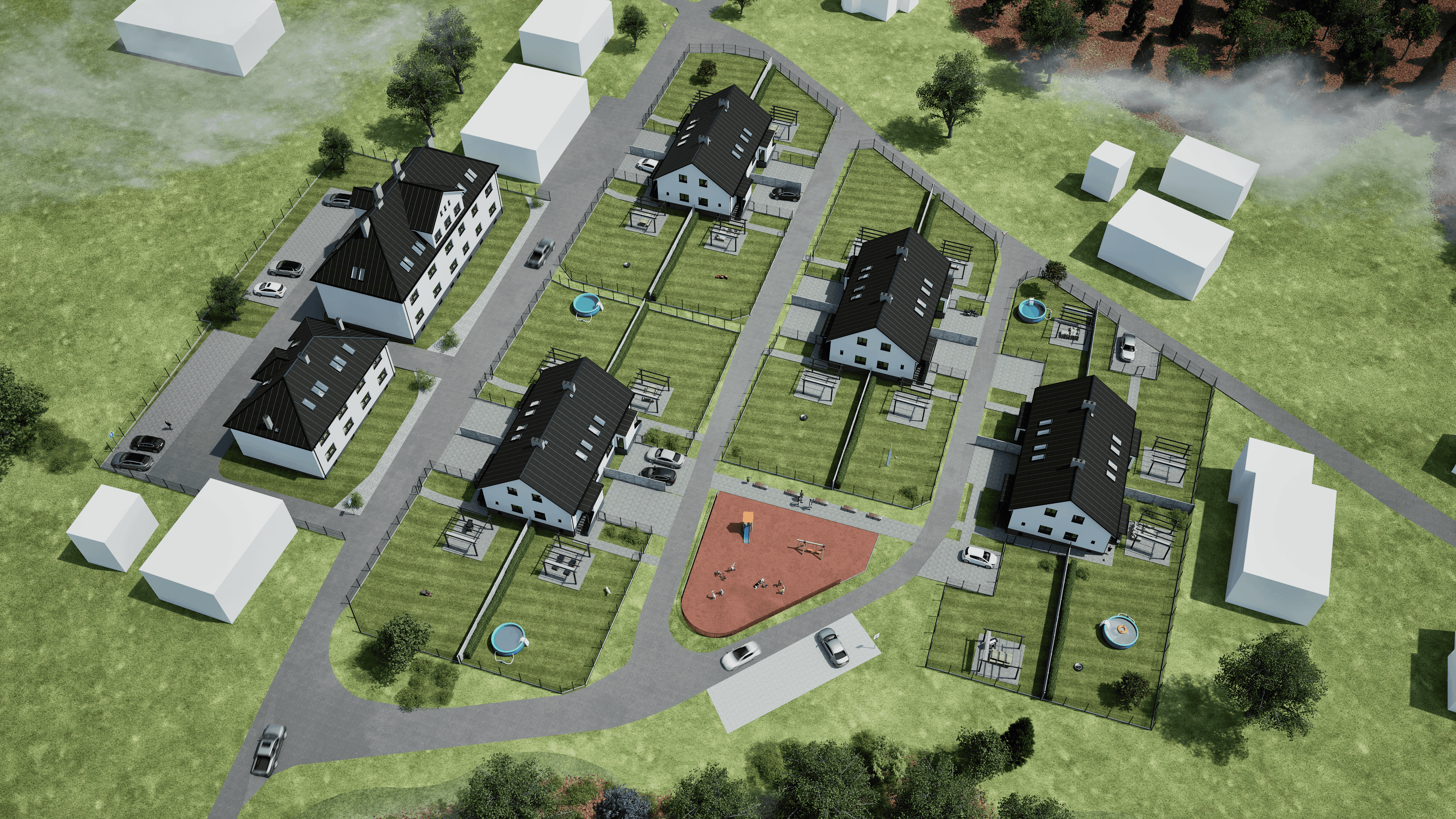 Sekce A — základní plán budov